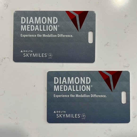 Delta Other Delta Airlines Diamond Medallion Metal Luggage Tags